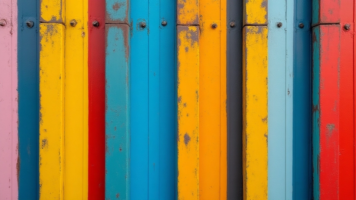 Wzory pomalowanych płotów betonowych