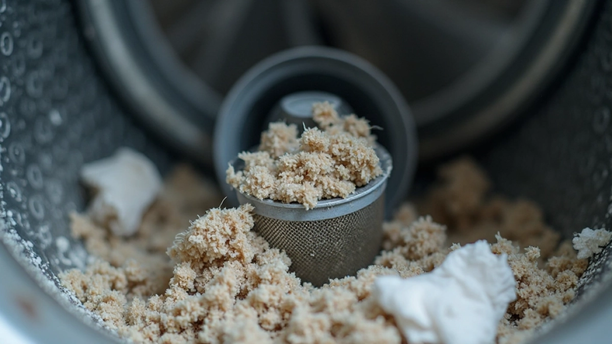 Zapchany filtr pompy odpływowej