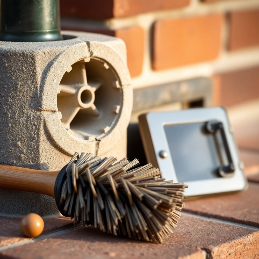 Zasuwa kominowa betonowa wycior Drzwiczki