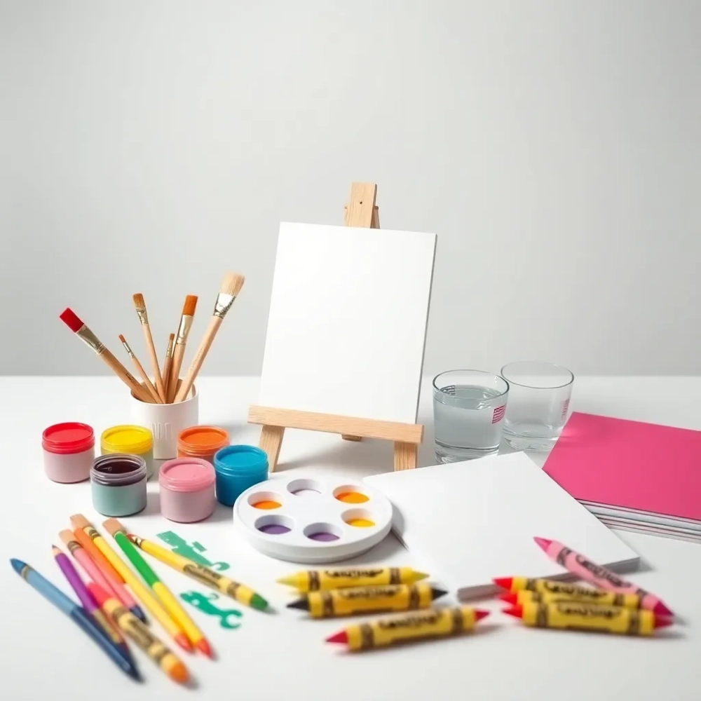 Zestaw do malowania dla dziewczynki 5 lat