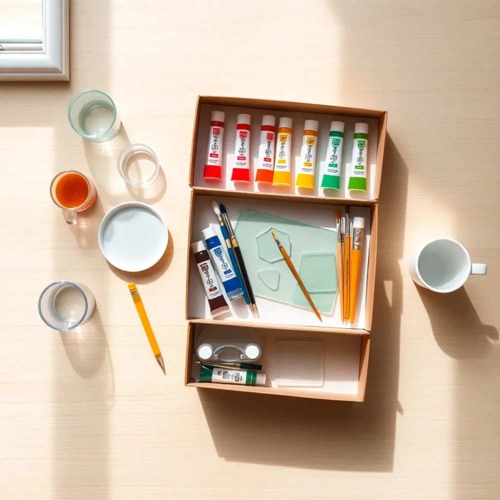 Zestaw do malowania na szkle dla dzieci