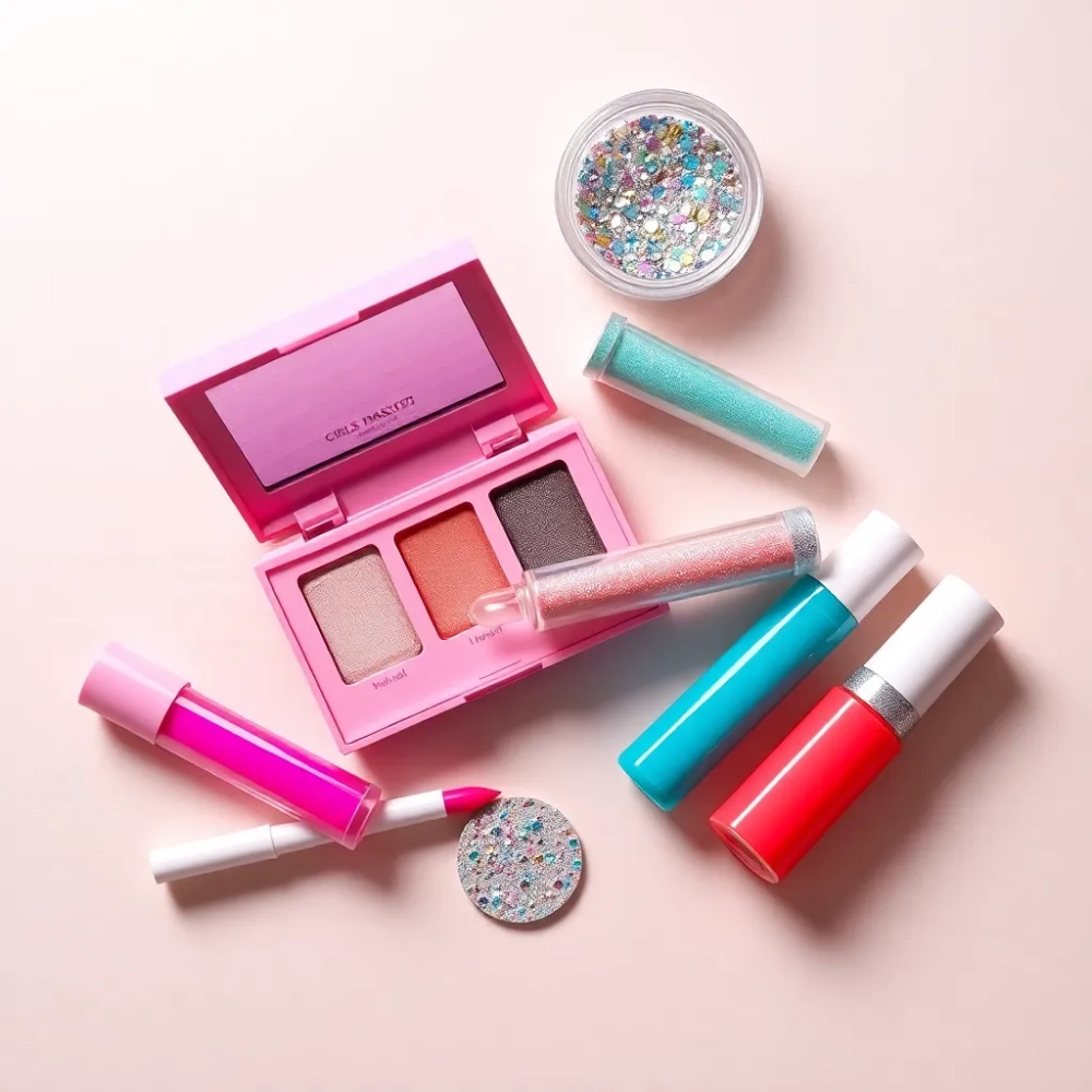 Zestaw kosmetyków do malowania dla dziewczynki