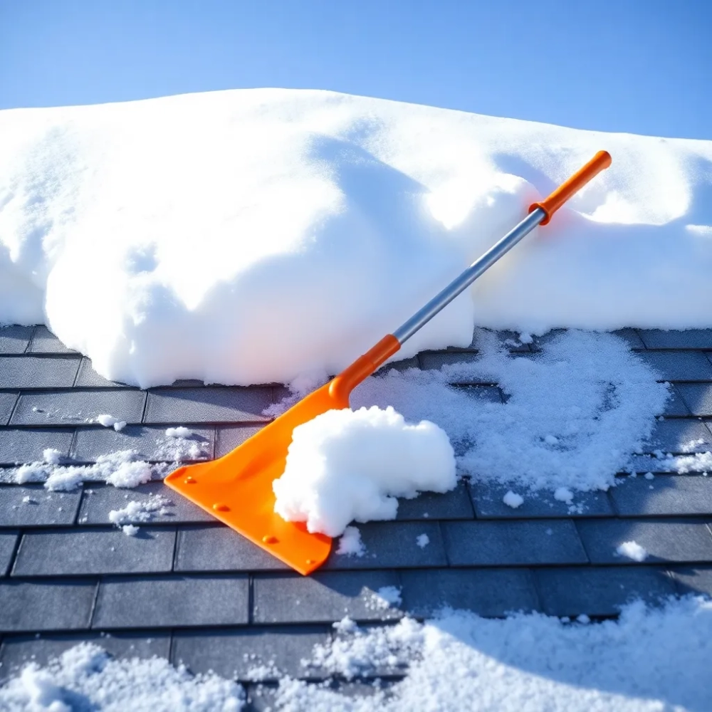Zgarniacz do śniegu z dachu